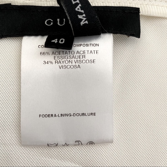 Gucci white asymmetrical pencil skirt - Picture 7 of 12